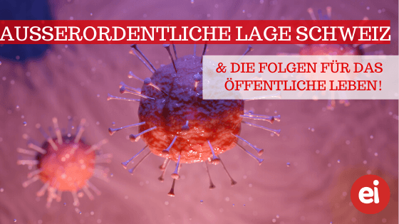 Außerordentliche Lage in der Schweiz!