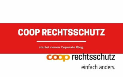 Coop Rechtsschutz startet Corporate Blog.